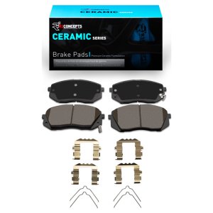 Hyundai Sonata Brake Pads - Front - R1 Concepts - Ceramic - 2015